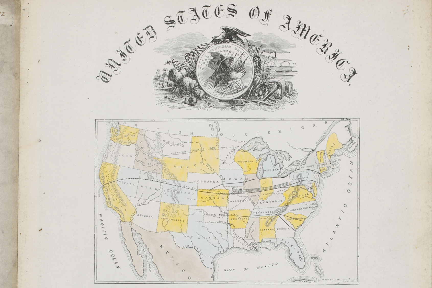 An act of Congress would grant the railroads land with the understanding that it would also be used for telegraph lines, the U.S. Postal Service and military movements. 